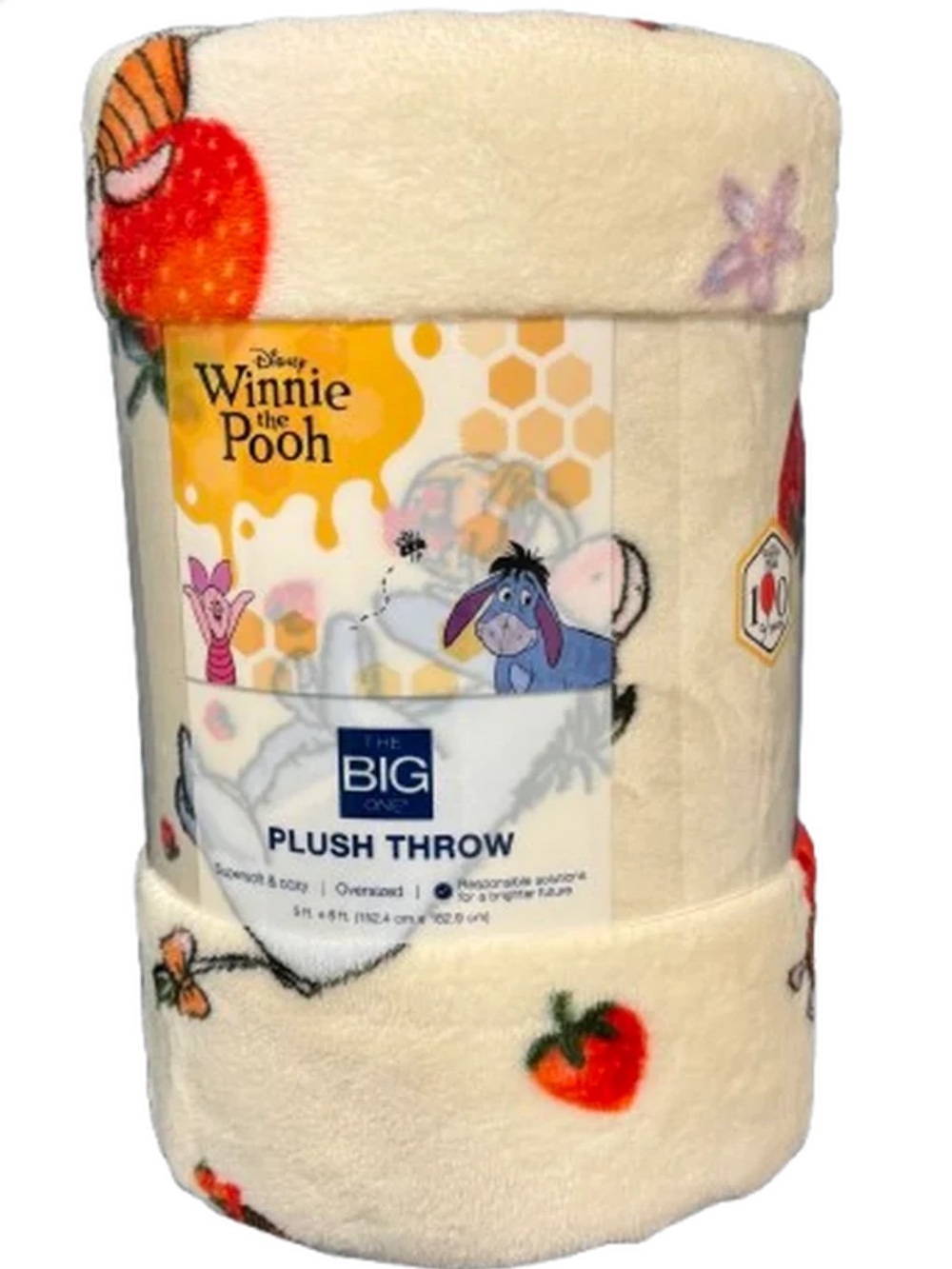 The Big One Winnie the Pooh Throw Blanket 60x72 Soft Plush
Pooh Tigger Spring